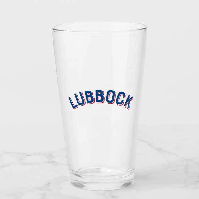 Lubbock, Texas Gamla Arkivet Glaskopp (Framsida)