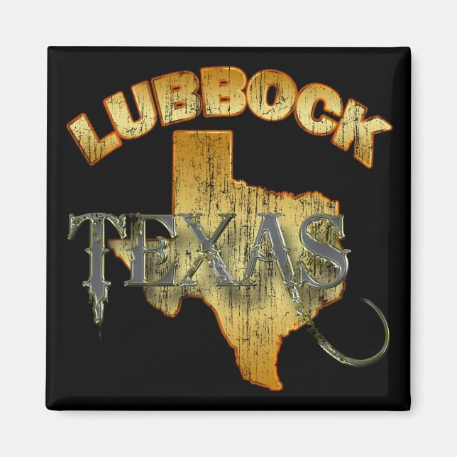 LUBBOCK, TEXAS MAGNET (Framsidan)