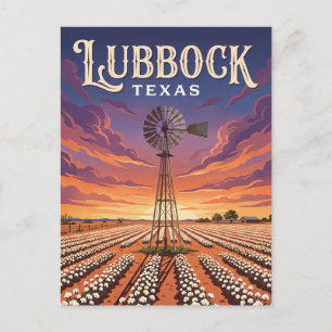 Lubbock Texas Vykort