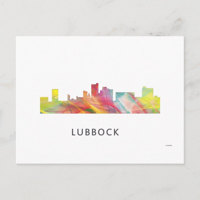 LUBBOCK, TEXAS WB1 - VYKORT (Framsida)