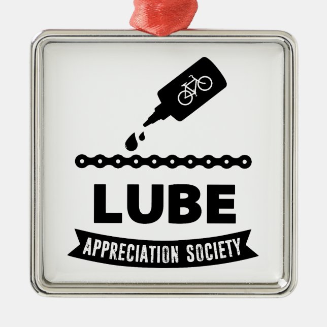 Lube Appreciation Society Cycling Julgransprydnad Metall (Framsidan)