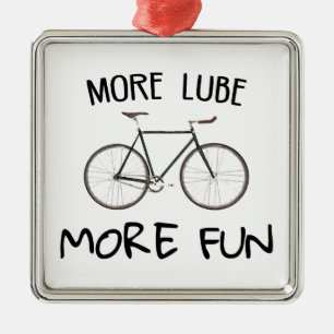 Lube mer Roligt Cykling Julgransprydnad Metall