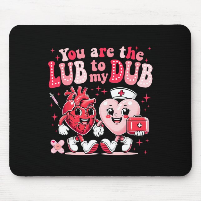 Lube till min Dub Cvicu Nurse Valentine Car Musmatta (Framsidan)