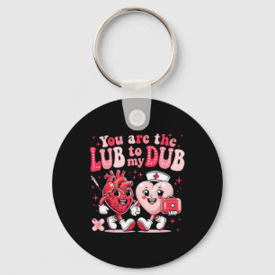 Lube till min Dub Cvicu Nurse Valentine Car Nyckelring