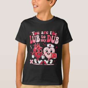 Lube till min Dub Cvicu Nurse Valentine Car T Shirt