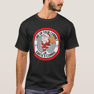 Lube upp din Skorsten jultomtens kommande fina Rud T Shirt