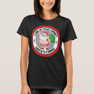 Lube upp er Skorsten jultomtens kommande fina Rude T Shirt
