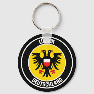 Lübeck Round Emblem Nyckelring