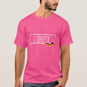 Lübeck Tyskland Deutschland German Deutsch Women M T Shirt