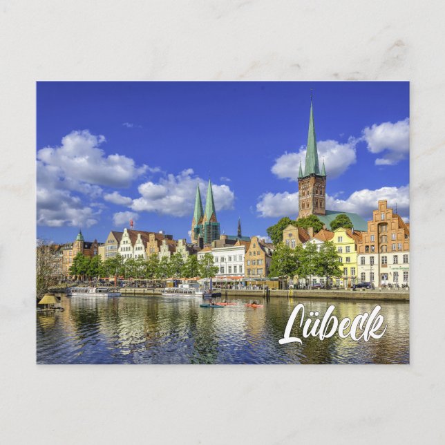 Lübeck, Tyskland Vykort (Framsida)