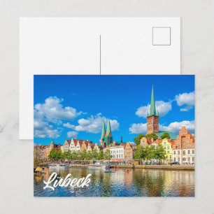 Lübeck, Tyskland Vykort