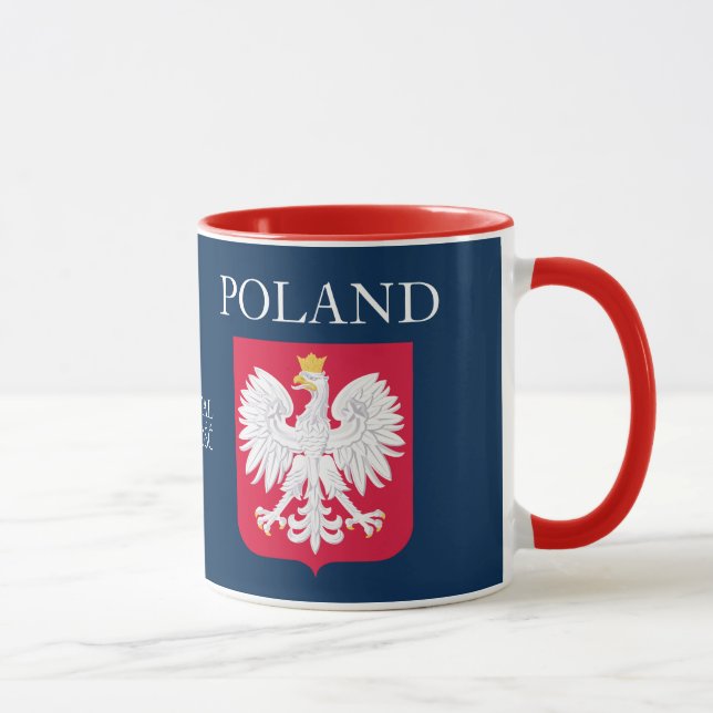Lublin Polen Vapensköld Mugg (Höger)