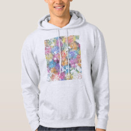 Lubumbashi DR Kongo stadsplan Hoodie