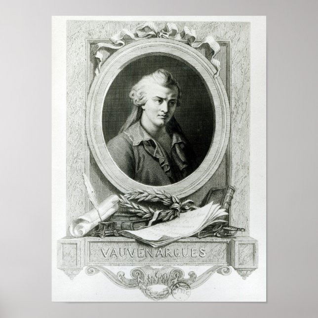 Luc de Clapiers Marquis of Vauvenargue Poster (Framsidan)