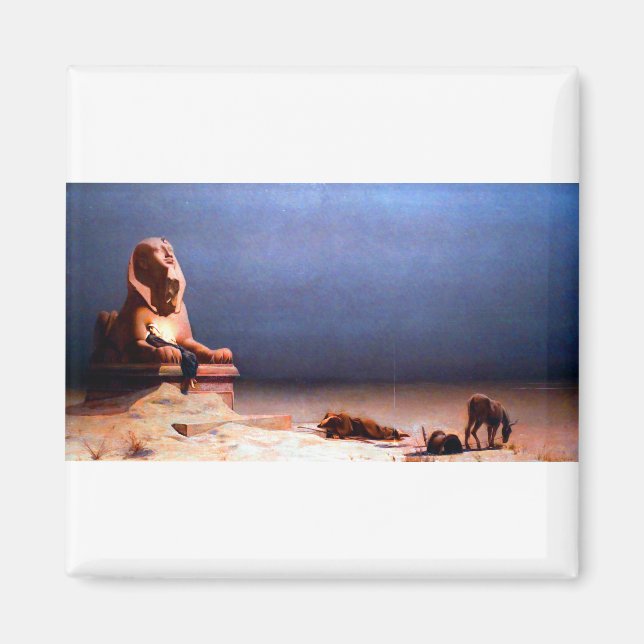 Luc Olivier Merson Rest på flyget in i Egyptenen Magnet (Framsidan)