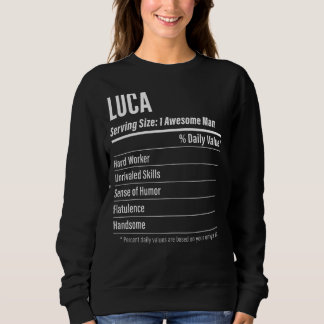 Luca betjänar Storleka kalorier för näringsvärdesd T Shirt