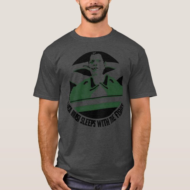 Luca Brasi sover med fiskpojken T Shirt (Framsida)