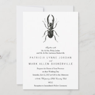 Lucanus Metallicus skalbagge Inbjudningar