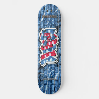 Lucas 03 ~ Anpassningsbar Graffiti Art Pro Skatebo Skateboard Bräda 21,5 Cm
