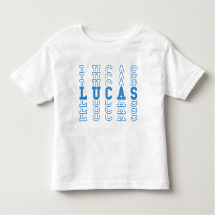 Lucas Anpassningsbar Boy Namn T Shirt