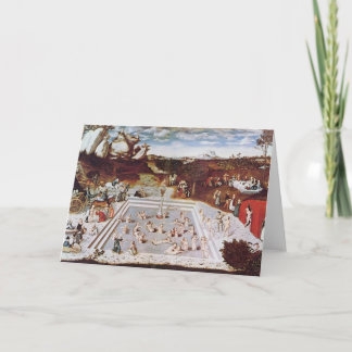 Lucas Cranach Fläderen fontänen av ungdommen Kort