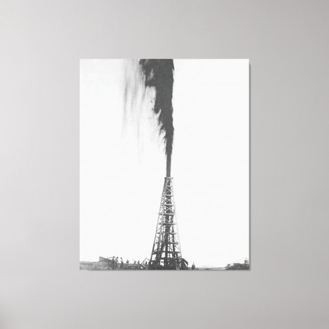 Lucas Gusher Canvastryck (Framsida)