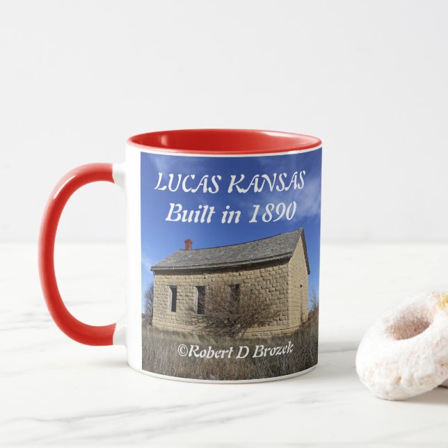 Lucas Kansas Old school Mugg (Med munk)