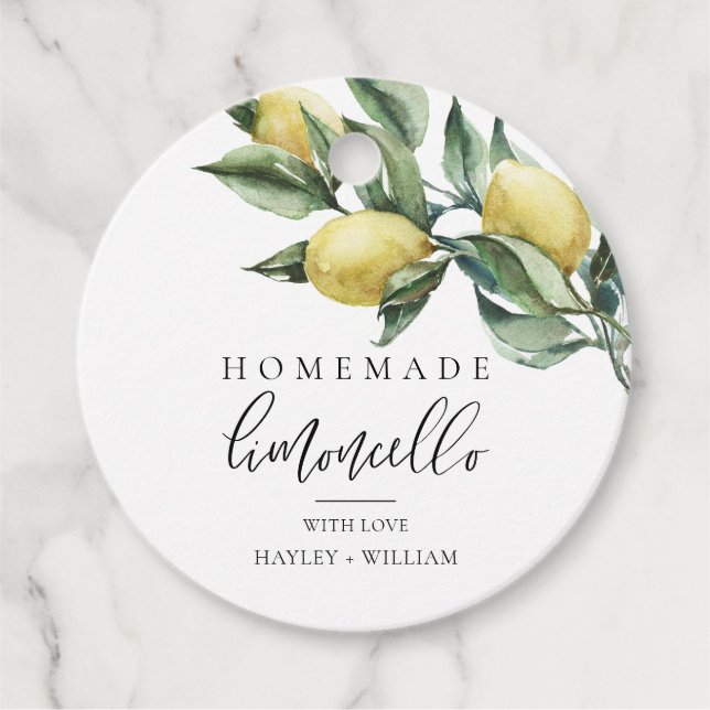 Lucas Limoncello Gåvor Etiketter (Framsida)