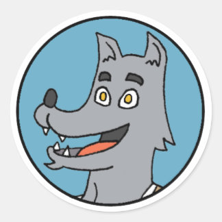 Lucas Mini Circle Sticker Runt Klistermärke