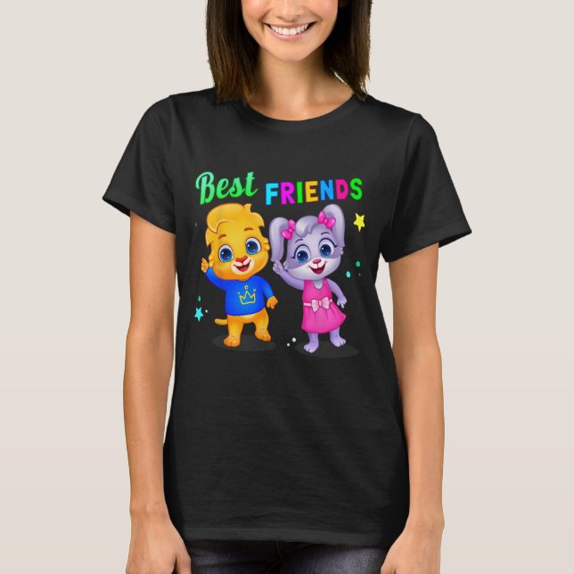 Lucas och Ruby - Bästa vänner för alltid av RV App T Shirt (Framsida)