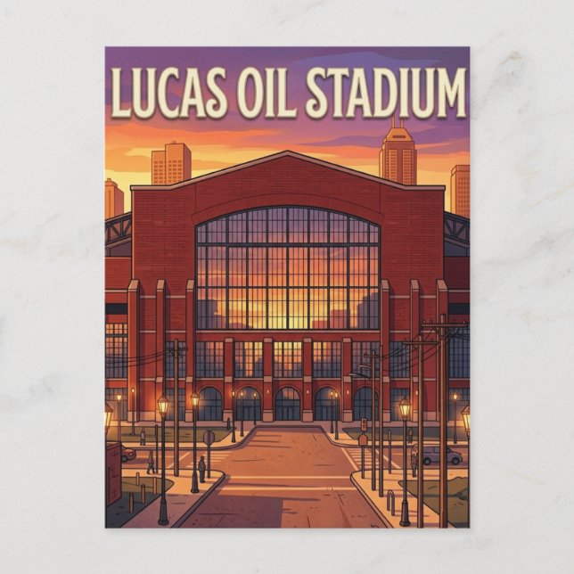 Lucas Oil Stadium Vykort (Framsida)