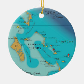 Lucayan havsprydnad julgransprydnad keramik