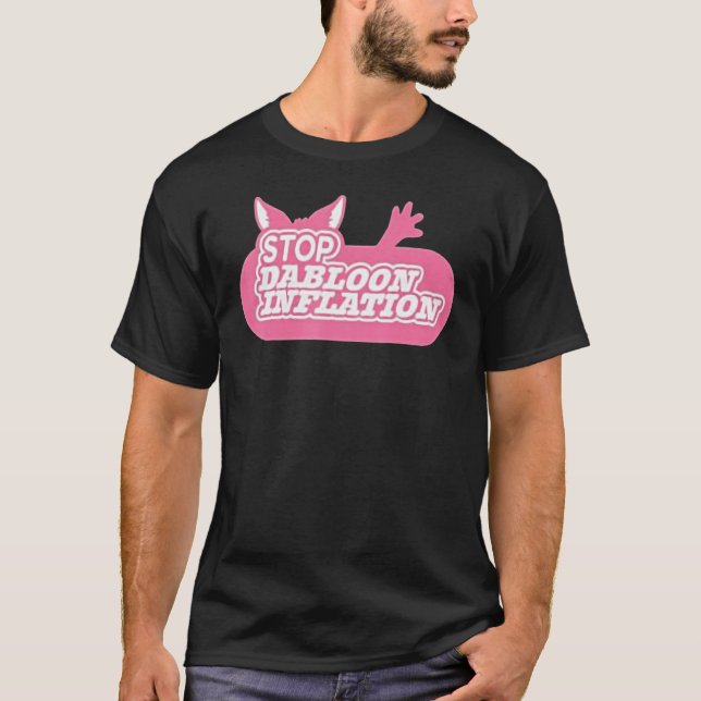 Lucca Internationell stoppa Dabloon- inflationen T Shirt (Framsida)
