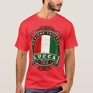 Lucca Italia Retro Stil Design T Shirt