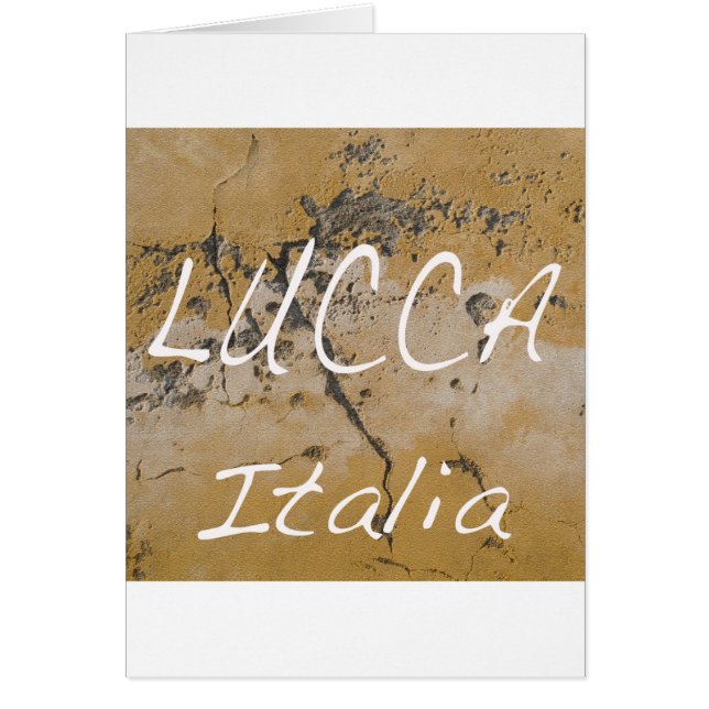 Lucca Italia wall.jpg Hälsningskort (Framsidan)