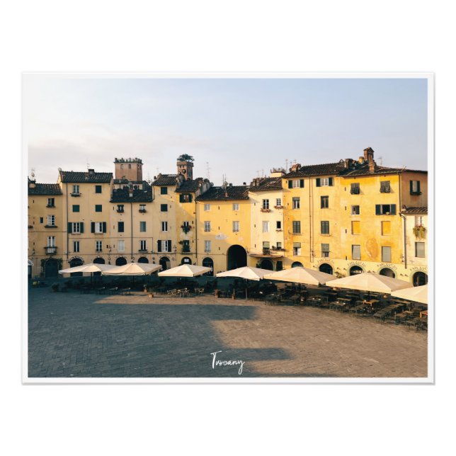 Lucca, Italien Fototryck (Framsidan)