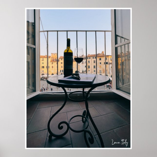 Lucca, Italien Poster (Framsidan)