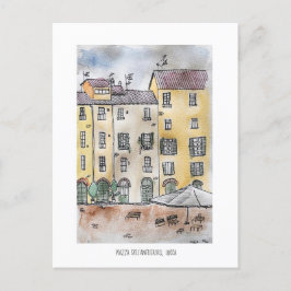 Lucca, Piazza Dell'Anfiteatro Vykort