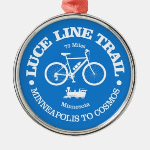 Luce Line Trail (cykling) Julgransprydnad Metall