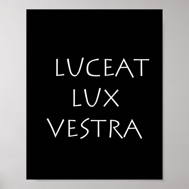Luceat lux vestra poster (Framsidan)