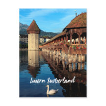 Lucerne Chapel-bron i Schweiz