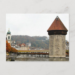 Lucerne Old city - Mill bridge Vykort