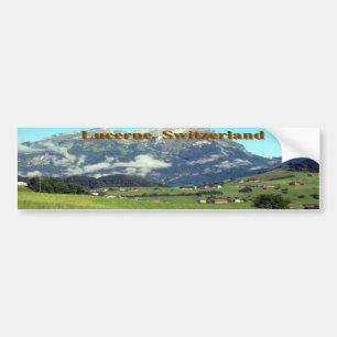 Lucerne, Schweiz Bildekal
