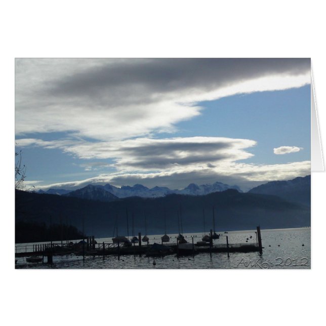 Lucerne, Schweiz Hälsningskort (Framsidan Horizontal)