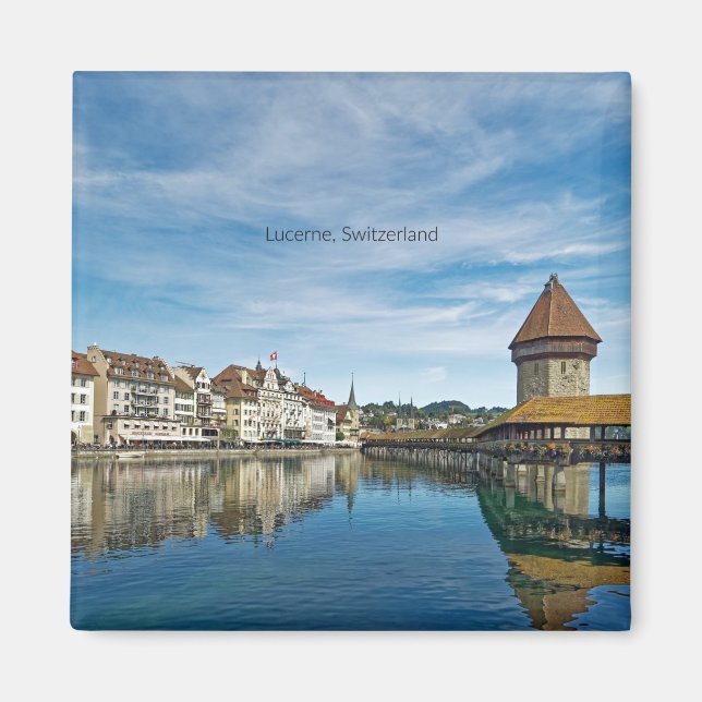 Lucerne, Schweiz Magnet (Framsidan)