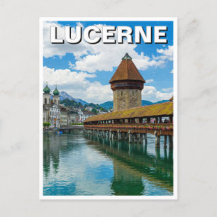 Lucerne Schweiz Travel Vykort