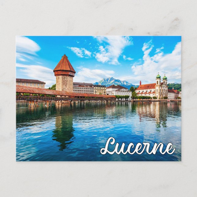 Lucerne, Schweiz Vykort (Framsida)