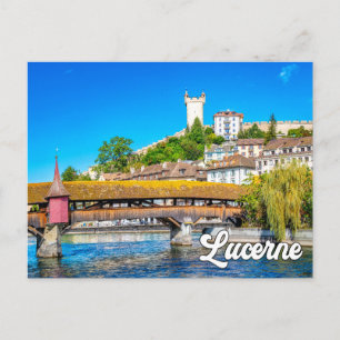 Lucerne, Schweiz Vykort