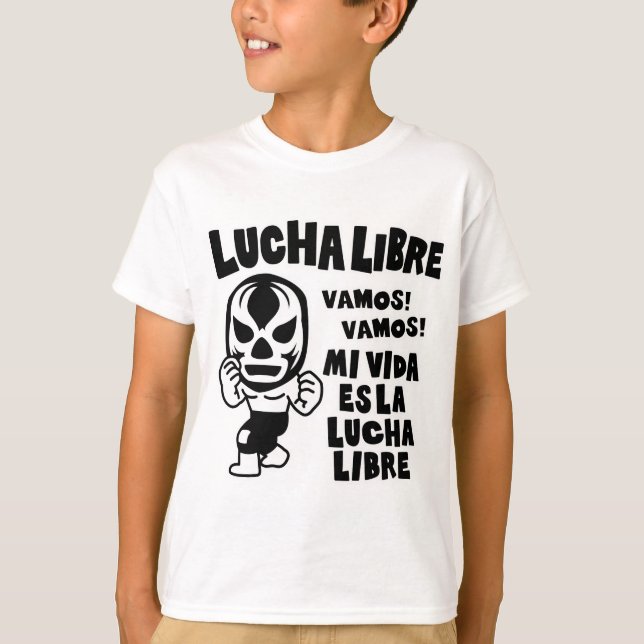 LUCHA LIBRE#51mono T Shirt (Framsida)