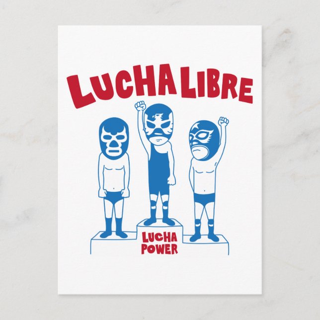 LUCHA LIBRE#67 VYKORT (Framsida)